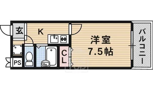 プランドール松本【7階】の間取り