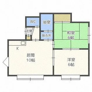 ファミール新川10【207号室】の間取り