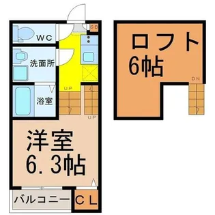 La Fonte【2階】の間取り