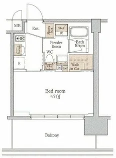 ジオエント梅田北リバーフロント【3階】の間取り