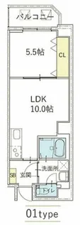 LIEN FORT【6階】の間取り