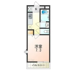 フローラ 大津池【2階】の間取り