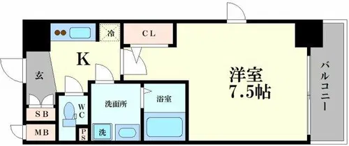 アクロス福島アーバンヒルズ【10階】の間取り