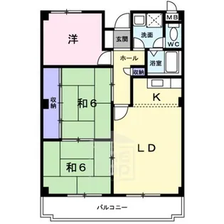 エスポワール茨木【3階】の間取り