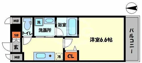 リレイション大国【701号室】の間取り