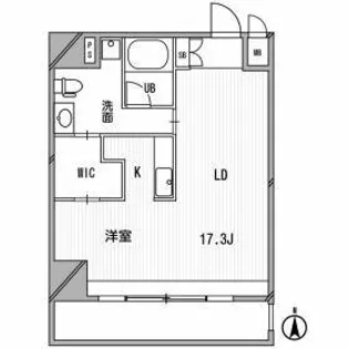 アーデンタワー南堀江【5階】の間取り