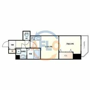 GARDENIA城東【9階】の間取り