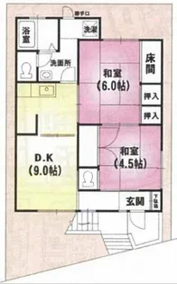 Jacky’s House【101号室】の間取り