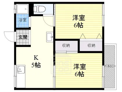 宮本コーポ【2階】の間取り