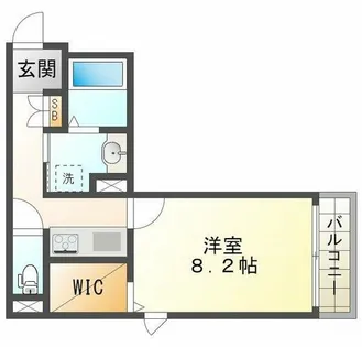 へーベルメゾン垂水区日向【2階】の間取り