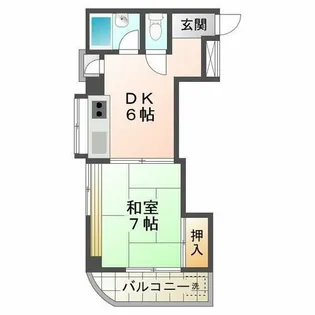プチパレス【2階】の間取り