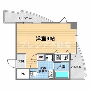 インターフェルティR2甲子園【9階】の間取り