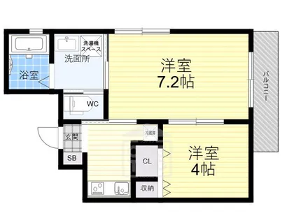 Navi3【7階】の間取り