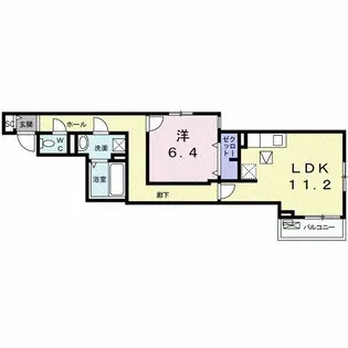 K`s flat【1階】の間取り