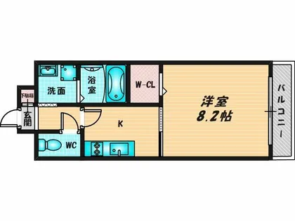 アンプルールフェールU-HA【2階】の間取り