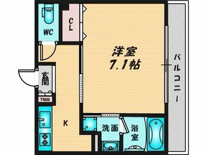 ステディ八戸の里【3階】の間取り