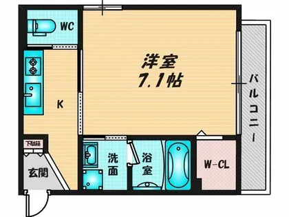 ステディ八戸の里【2階】の間取り