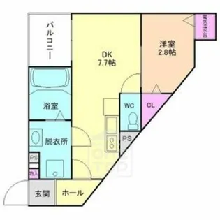 アート茨木【3階】の間取り
