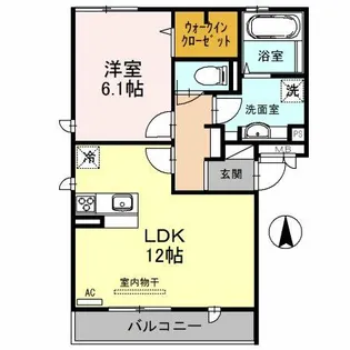 インペリアルカーサ A棟【3階】の間取り