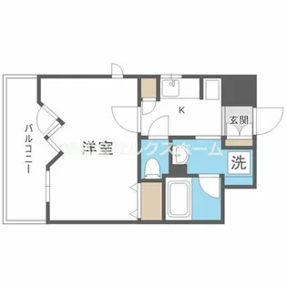 1Kの間取り画像