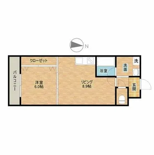 リブ・シャイン青葉丘南【3階】の間取り