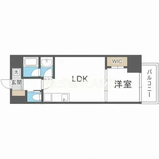 ブエナビスタ大手通【601号室】の間取り