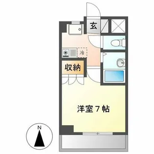 STUDIO SHIROGANE (ストゥディオシロガネ)【3階】の間取り