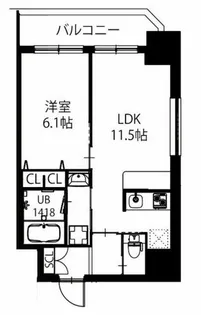スプランディッド安土町【12階】の間取り