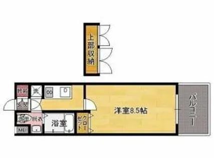 CLUB ORIENT No.72 HARBOR EAST TOWER【9階】の間取り