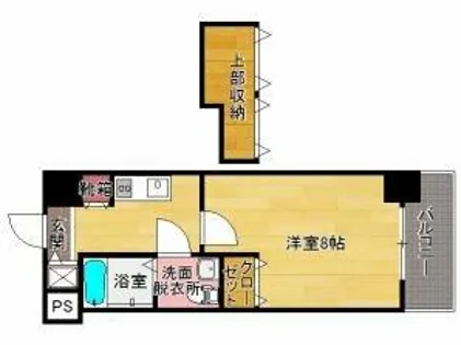 オリエントビルNo.81クラブアマリージュ【2階】の間取り