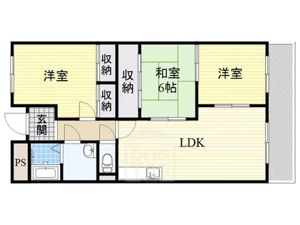 クリアコート寺谷【3階】の間取り