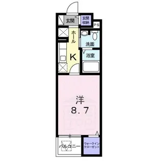 サウスピュア【4階】の間取り
