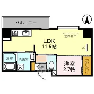 グランコート茨木永代町【2階】の間取り