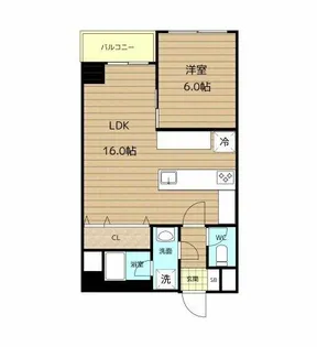 本町セントラルハイツ【3階】の間取り