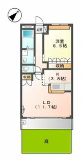 アシューレ ガーデン【1階】の間取り