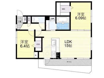 Luciole【1階】の間取り