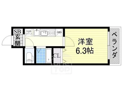 Plaisir茨木【4階】の間取り