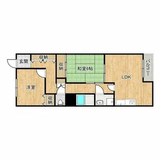 ビルヂィング77【5階】の間取り