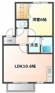 レザンコートA【2階】の間取り