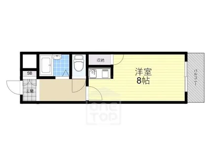 メイプルヴィラ茨木2【2階】の間取り