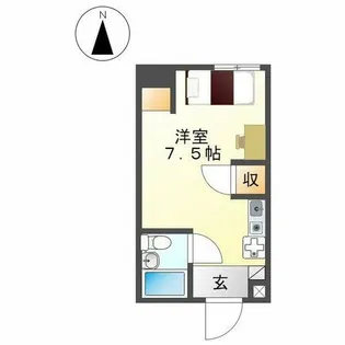 メゾンG.PRO【305号室】の間取り