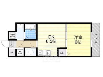 セイントプレイス【4階】の間取り