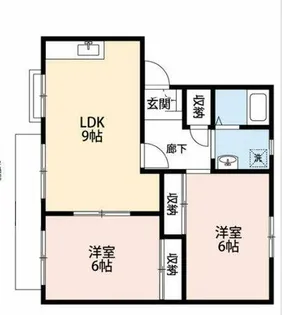 愛知県岡崎市大和町字家下【アパート】の間取り