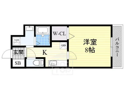 エクレール善【2階】の間取り