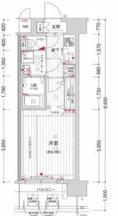 サムティ福島NORTH【3階】の間取り