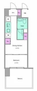 J.GRAN Court京町堀【10階】の間取り