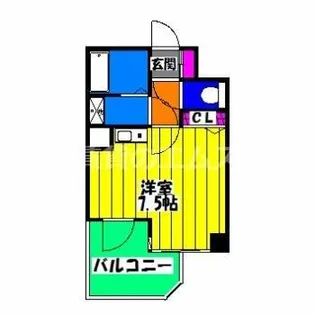 フレックス博多V【402号室】の間取り