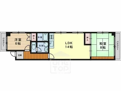 ファミール中央【3階】の間取り