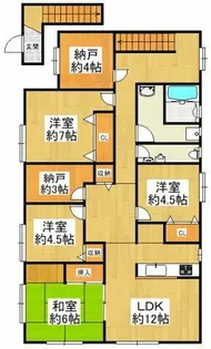 島ハイツ【2階】の間取り