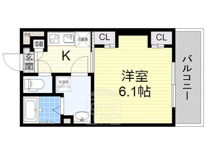 リブリ・末広【3階】の間取り